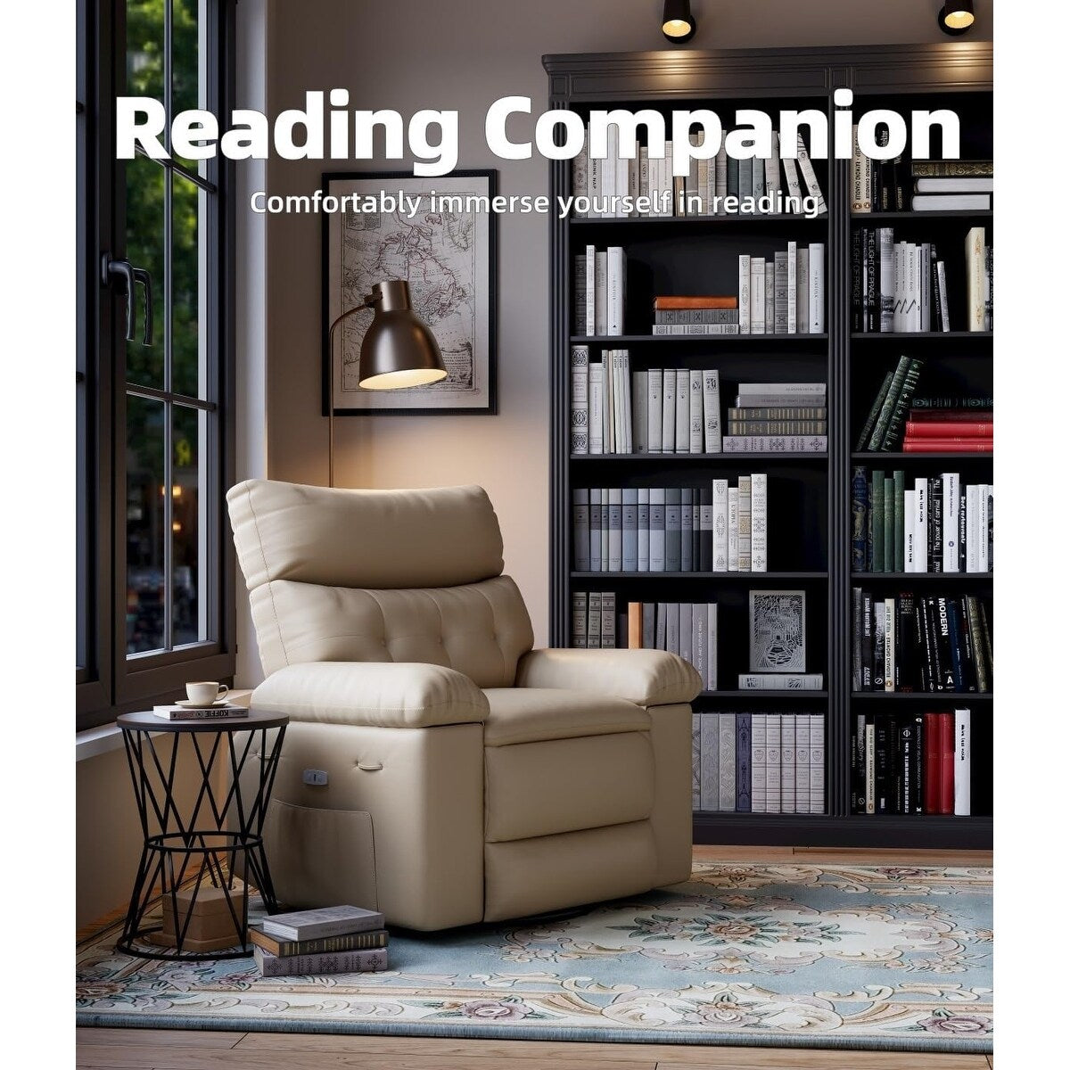 360° Swivel Oversized Recliner Chairs with Heat and Massage - Lazy Recliner Chair