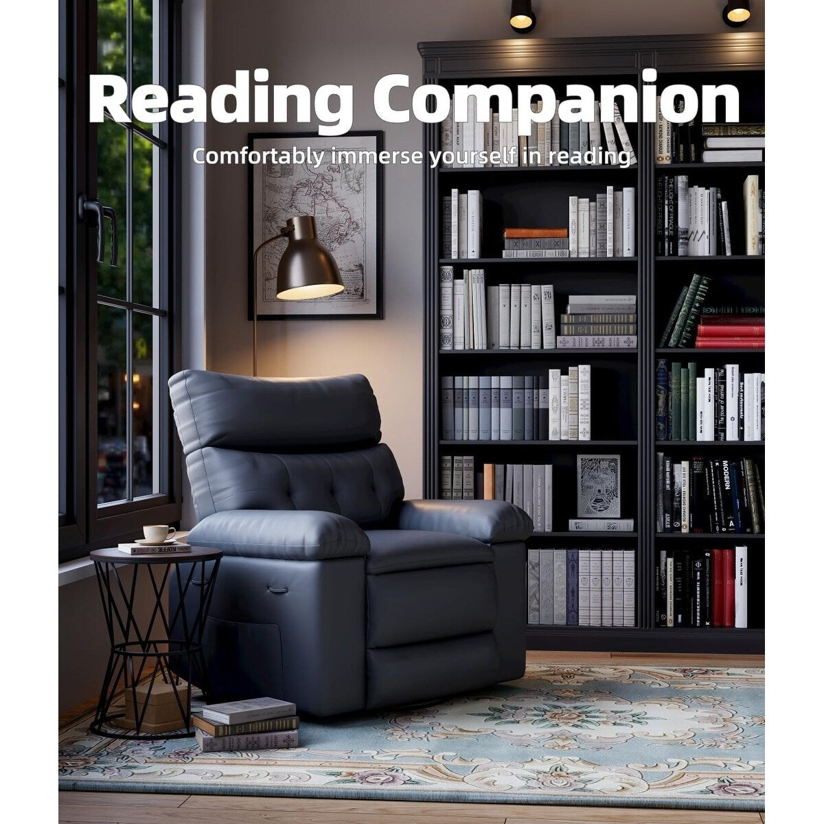 360° Swivel Oversized Recliner Chairs with Heat and Massage - Lazy Recliner Chair