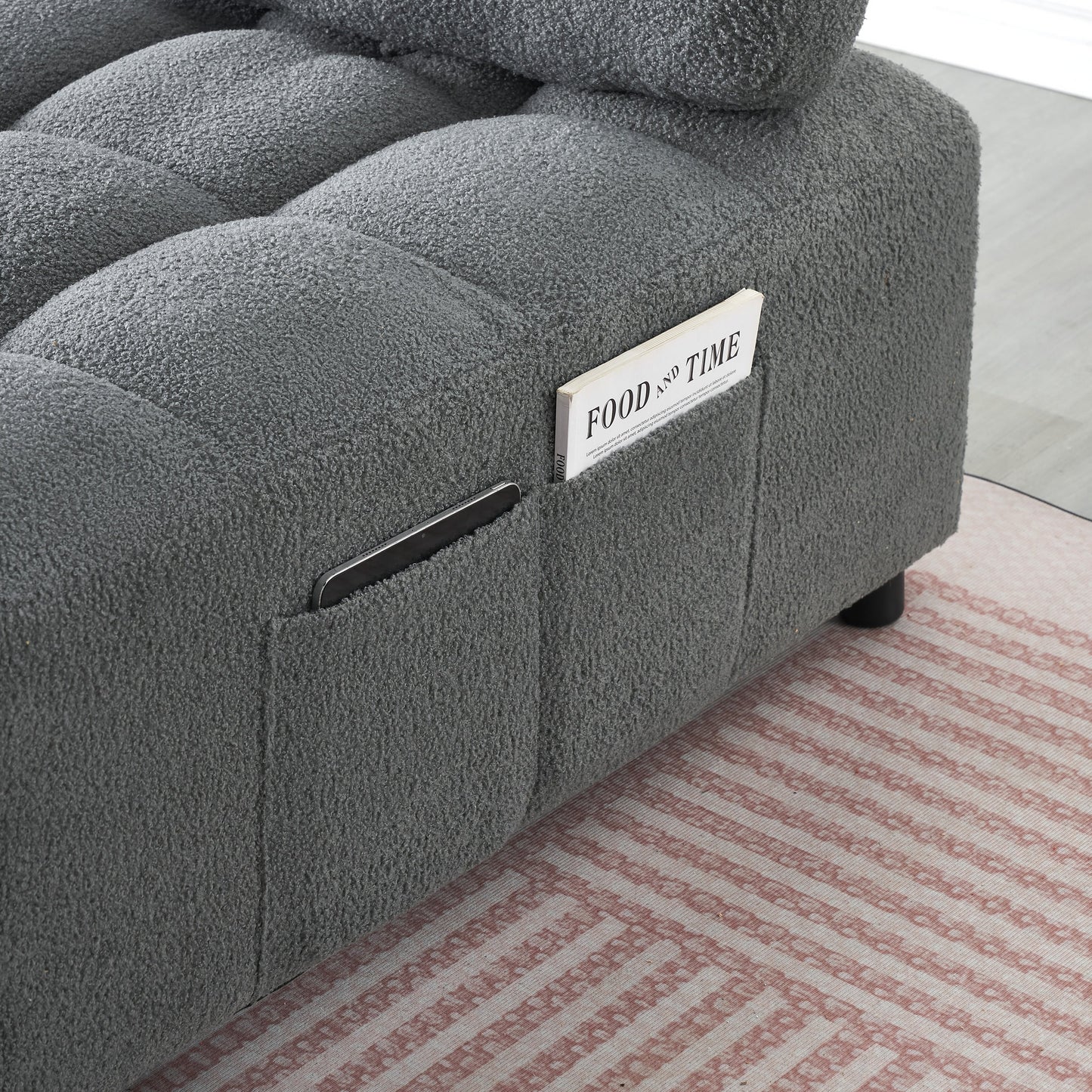 40.2-Inch Convertible Sofa Bed for Living Room or Office Use