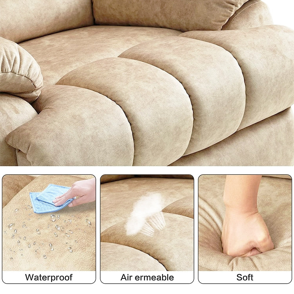41W Oversized Manual Recliner Chair ,Extra Wide Sofa Recliners