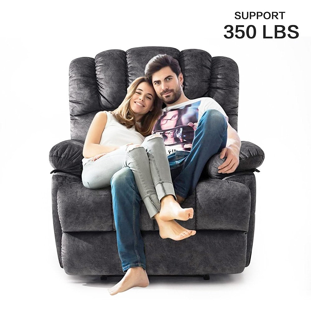 41W Oversized Manual Recliner Chair ,Extra Wide Sofa Recliners