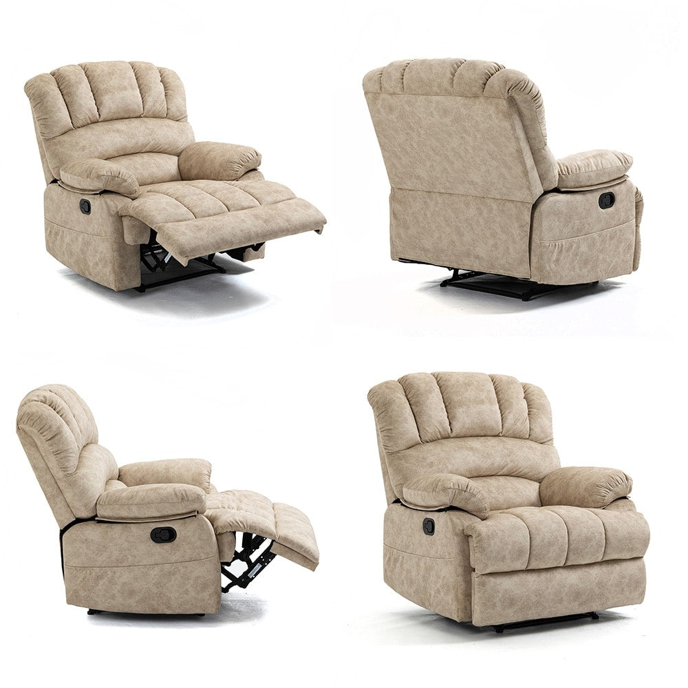 41W Oversized Manual Recliner Chair ,Extra Wide Sofa Recliners