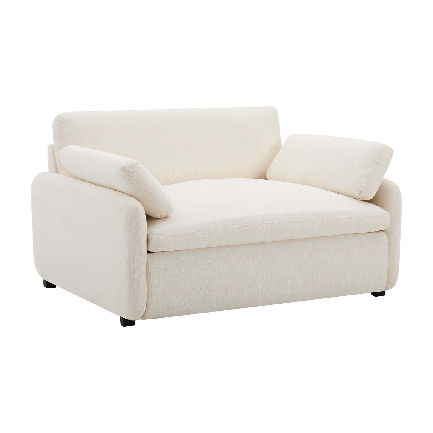 50*43 Oversized Chenille Single Sofa Chair,Wide and Deep Seat Accent Chair,Modern Upholstered Comfy Armchair