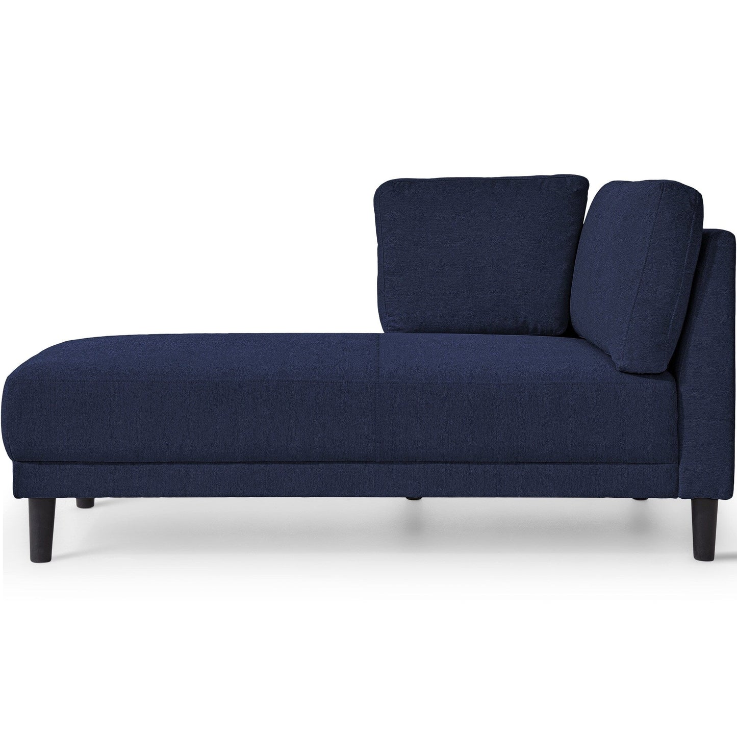 65 Modern Linen Corner Chaise Lounge with Removable Cushions, Sleeper Sofa Bed, Leisure Sofa, Upholstered Chaise Lounge