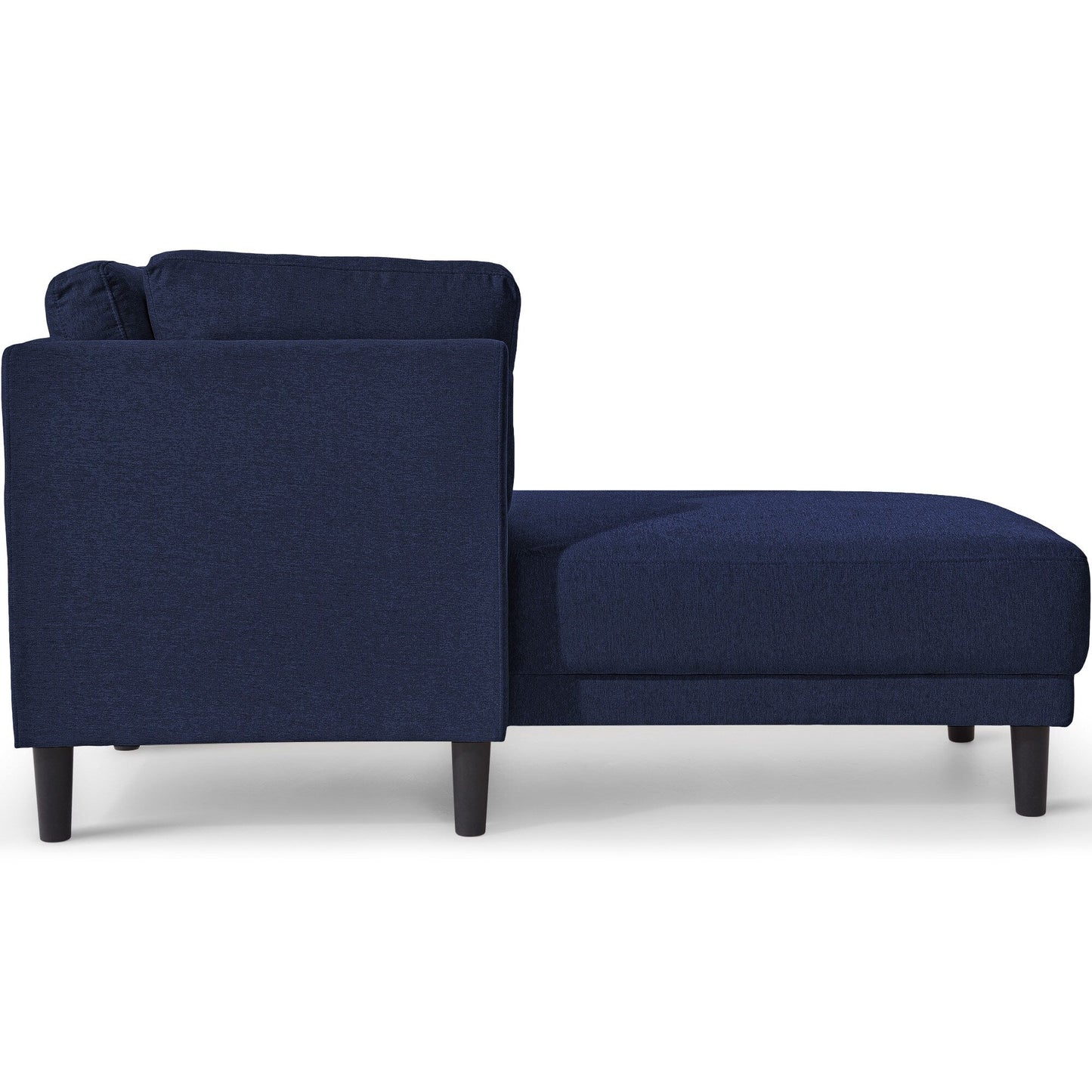 65 Modern Linen Corner Chaise Lounge with Removable Cushions, Sleeper Sofa Bed, Leisure Sofa, Upholstered Chaise Lounge