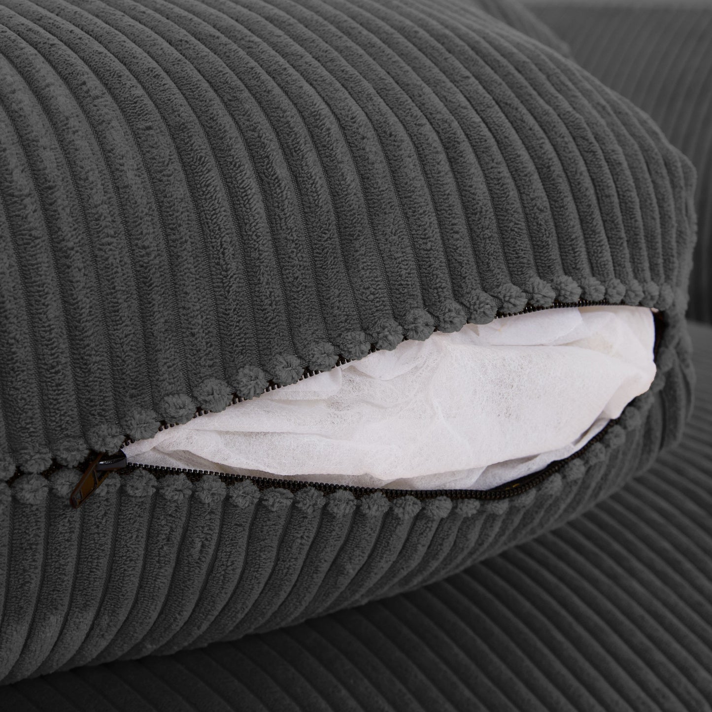 90 Loveseat Sofa Modern and Cozy Corduroy Couch