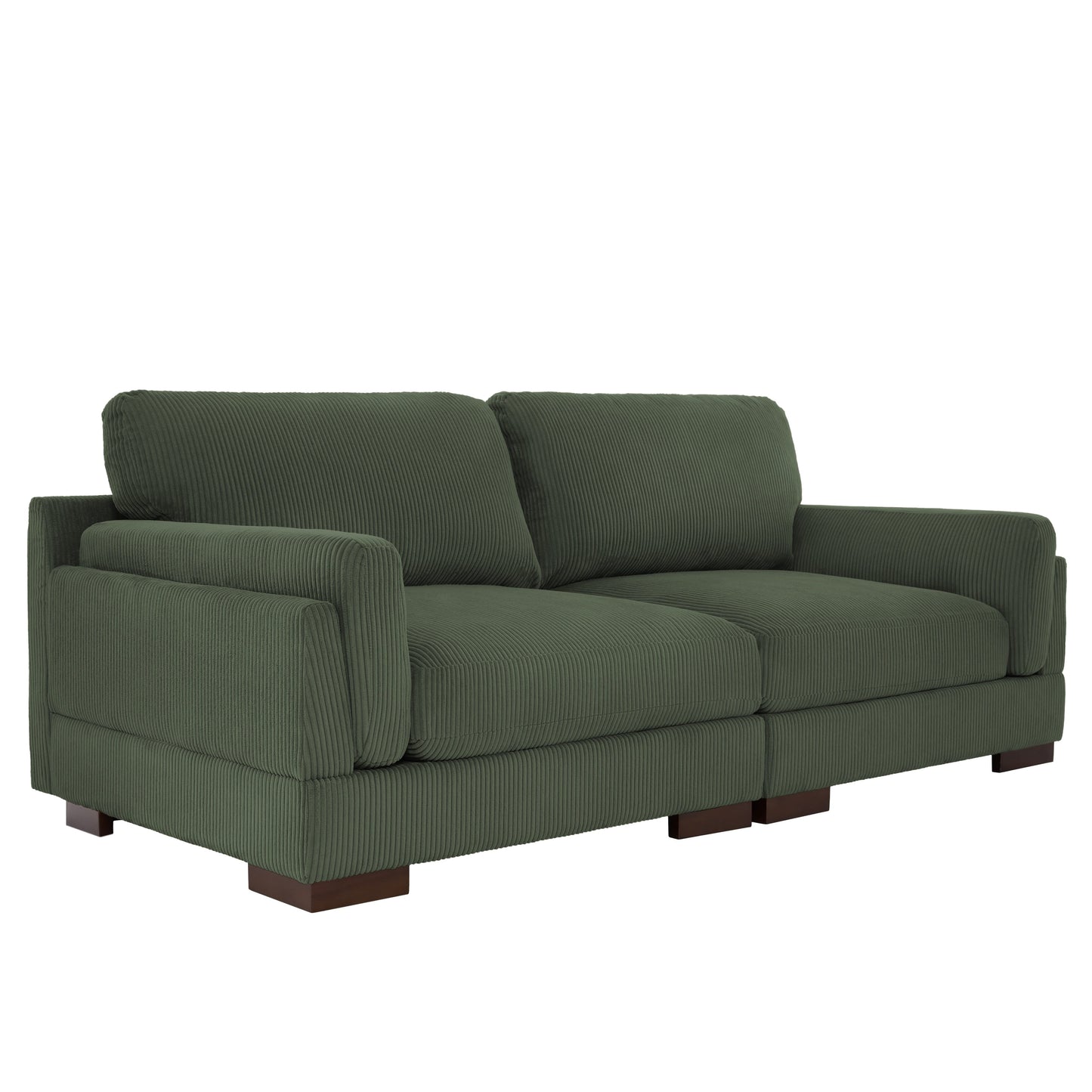 90 Loveseat Sofa Modern and Cozy Corduroy Couch