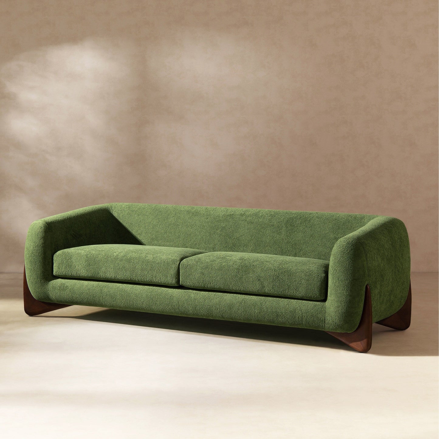 Alpine 90.5 Sherpa Upholstered Sofa
