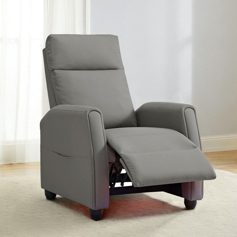 Andrea Recliner Chair with LED Lights, Heating Massage