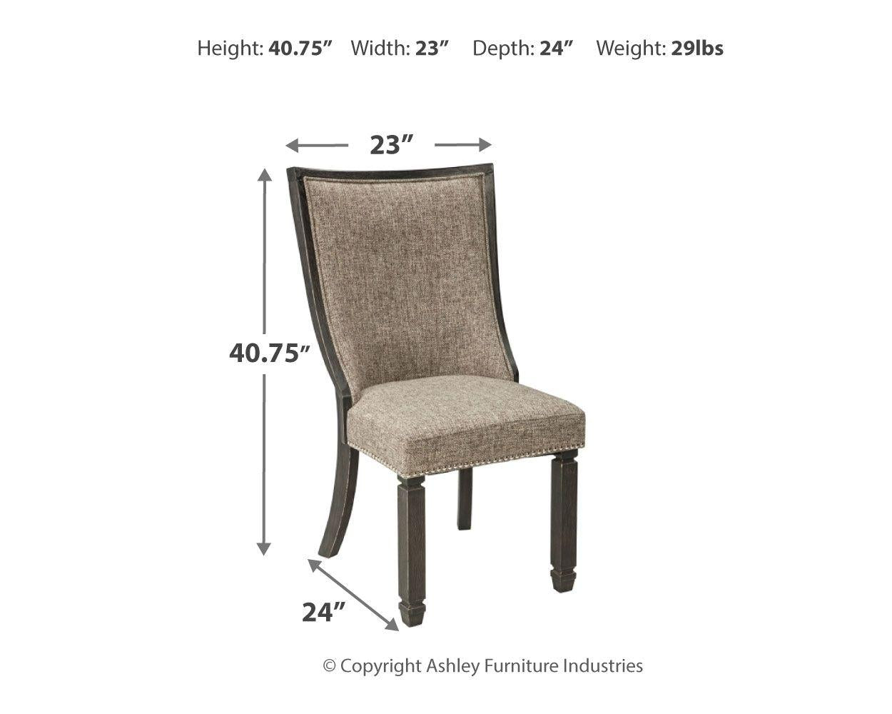 Tyler Creek - Dining Uph Side Chair (2/cn)
