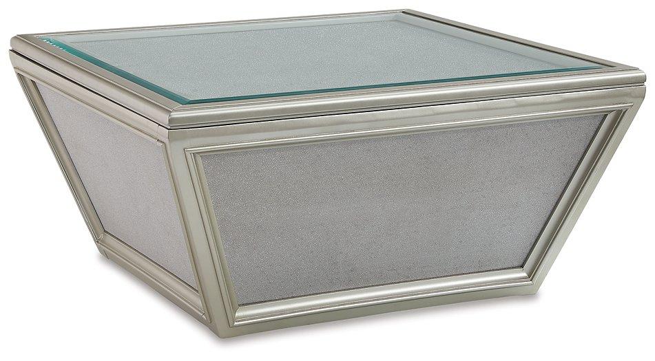 Traleena Silver Finish Coffee Table