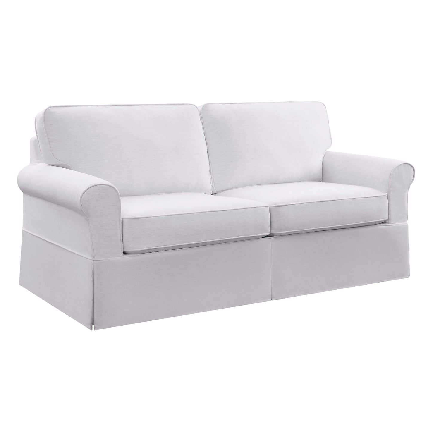 Porch & Den Zuni Mid-century Slip Cover Sofa