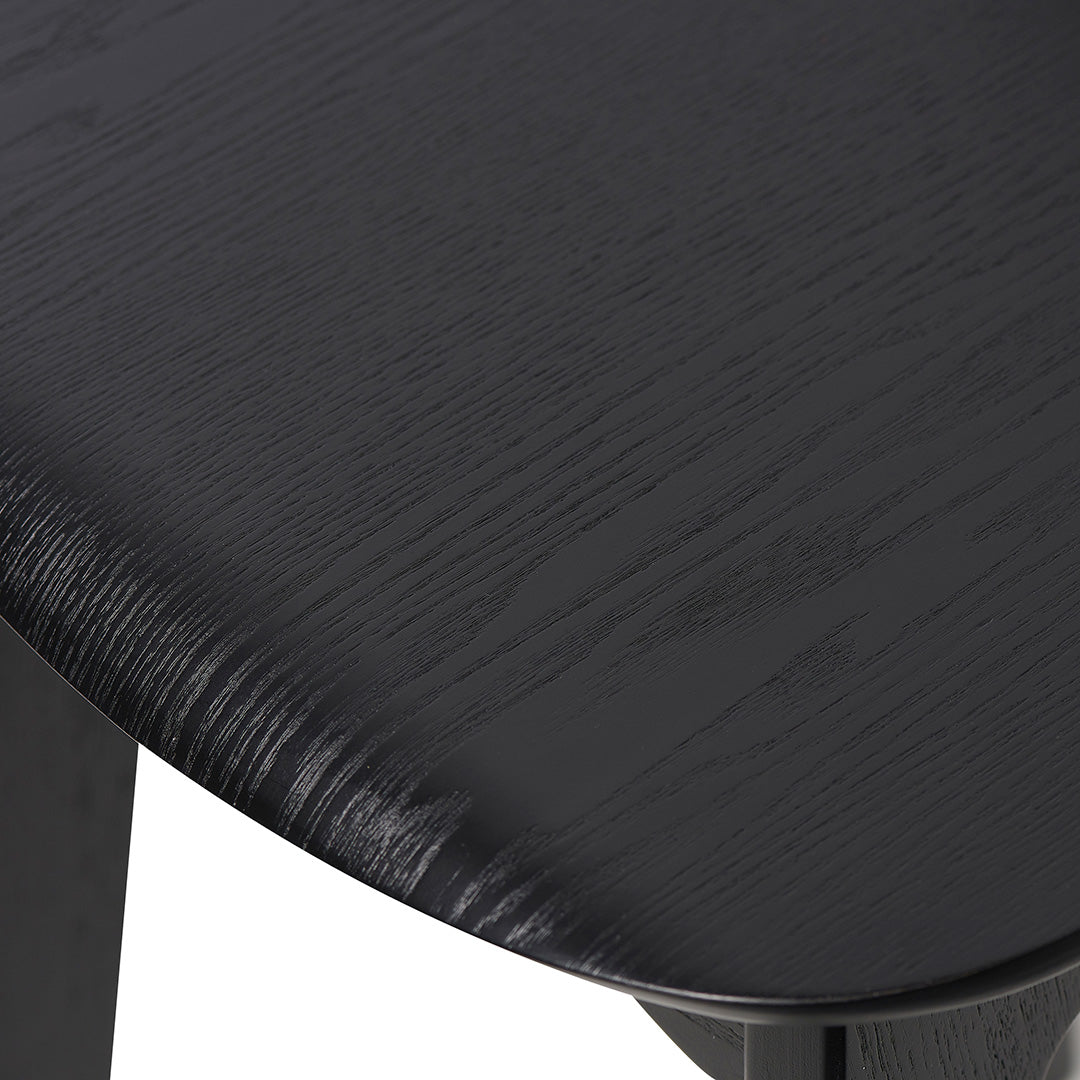 Connor 65cm Bar Stool - Full Black