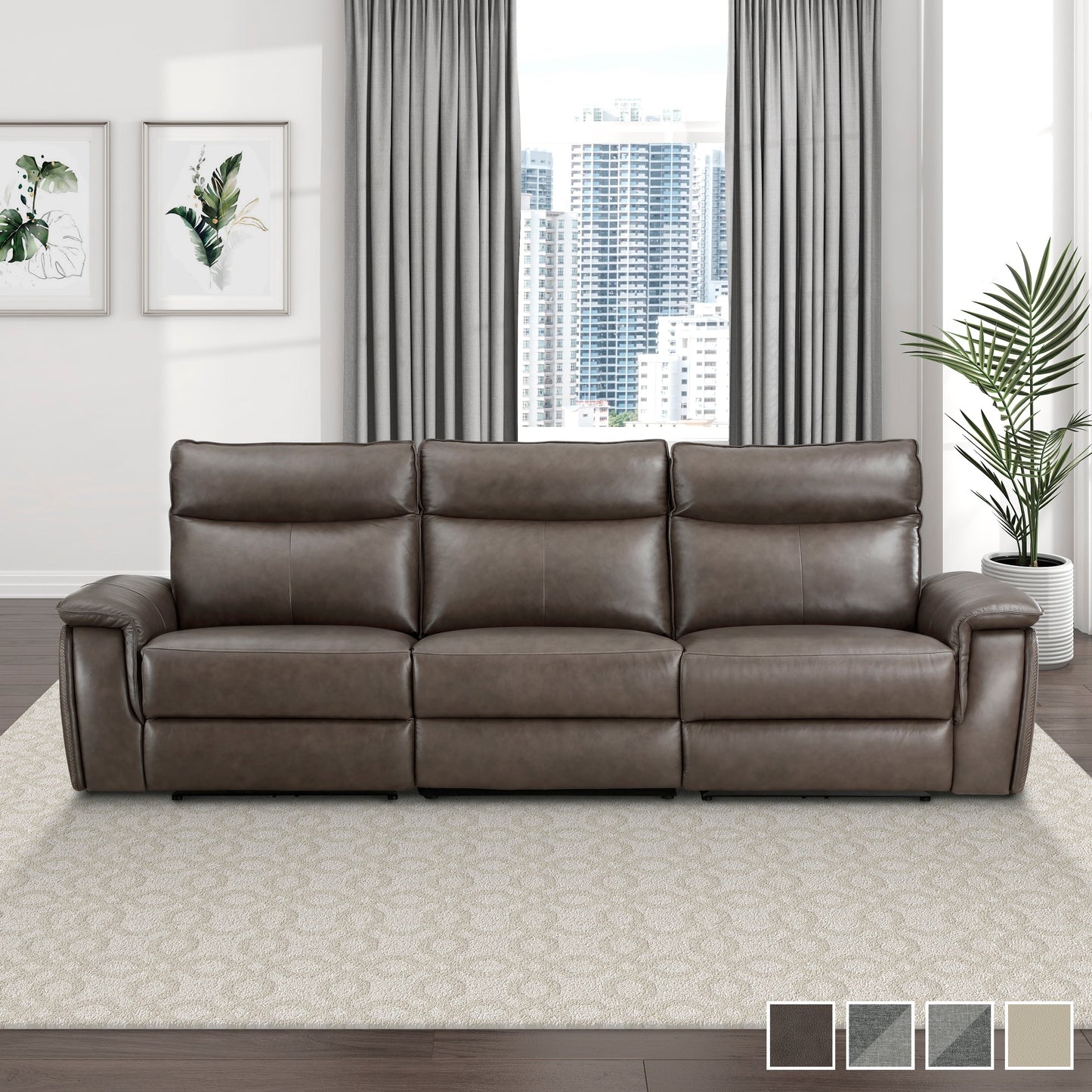 Blythe Power Double Reclining Sofa