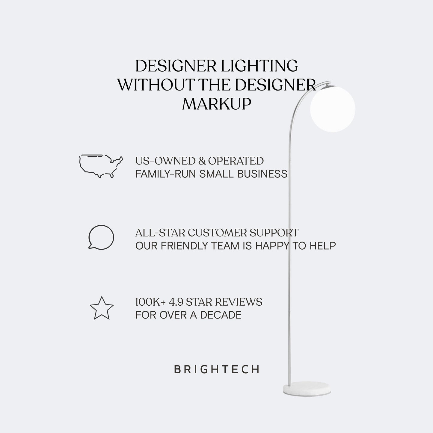 Brightech Leaf 53 in. Industrial 3-Way Dimming LED Floor Lamp with Brass Metal Empire Shade