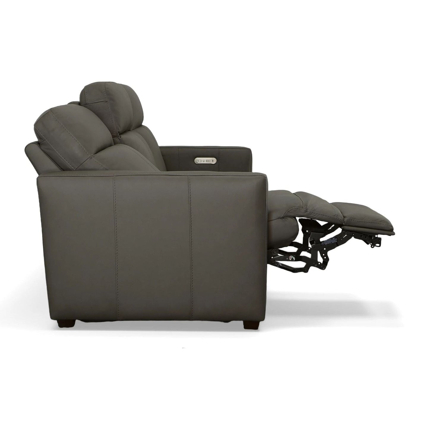 Broadway Leather Power Reclining Sofa with Power Headrests by Flexsteel