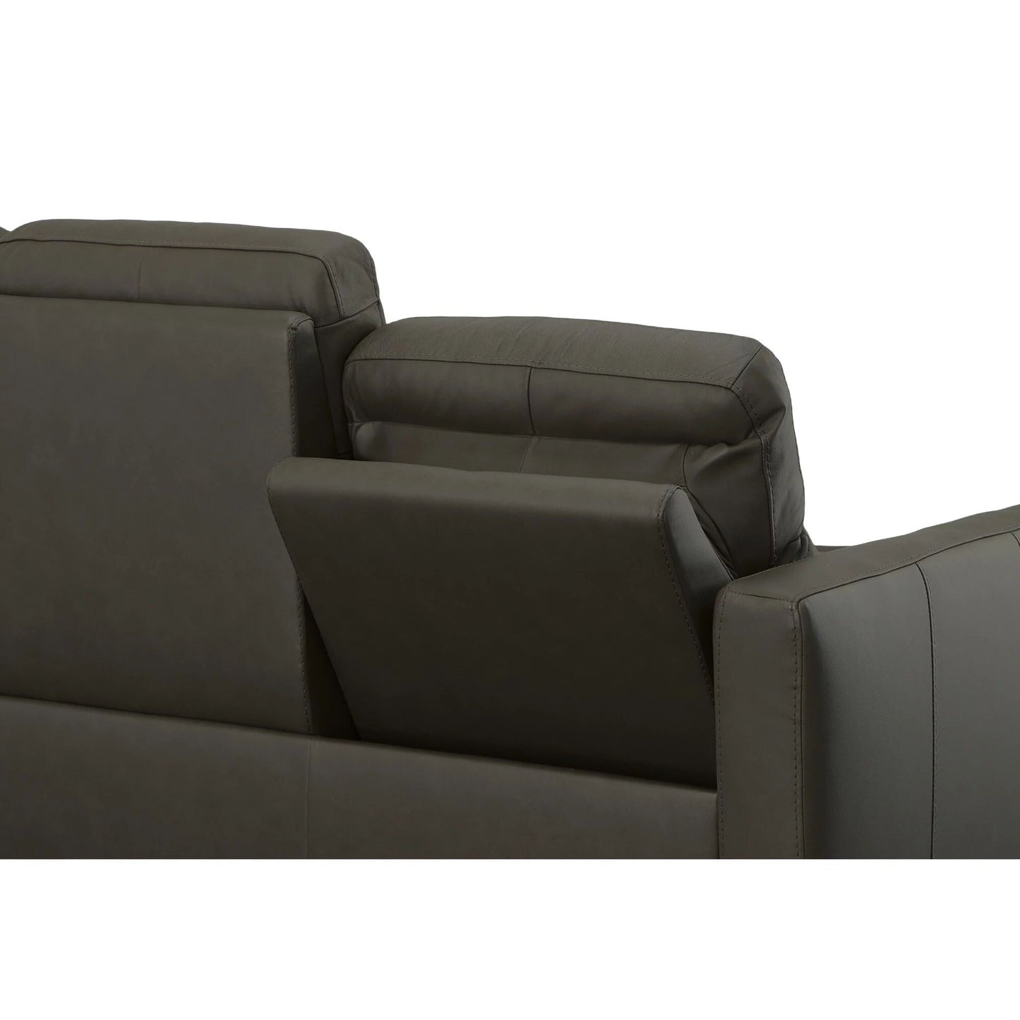 Broadway Leather Power Reclining Sofa with Power Headrests by Flexsteel