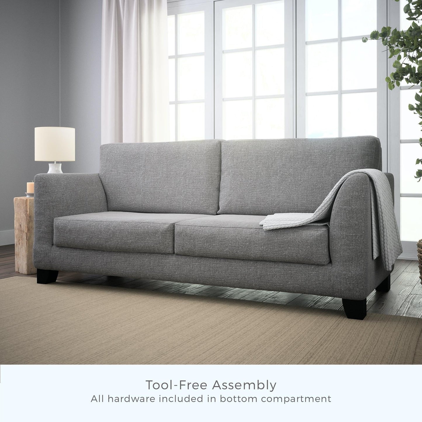 Brookside Holly 85 Upholstered Flared Arm Sofa