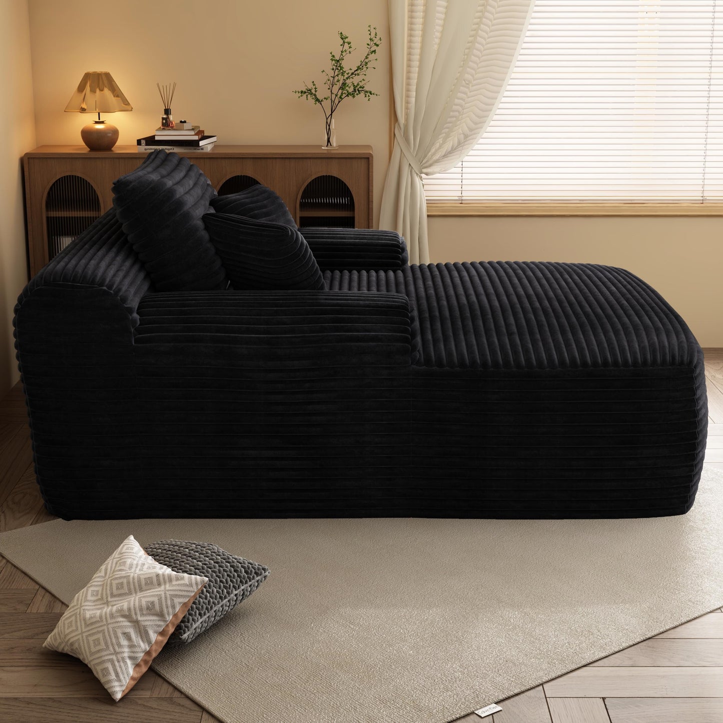Chaise Lounge Chair, Couches for Living Room, Oversized Upholstered Sleeper Indoor, Cloud Sofa Bed Indoor Deep Seat