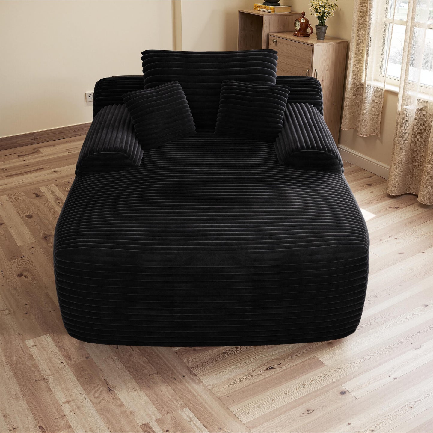 Chaise Lounge Chair, Couches for Living Room, Oversized Upholstered Sleeper Indoor, Cloud Sofa Bed Indoor Deep Seat