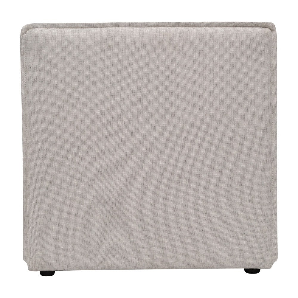 Contemporary Modular Sectional Sofa Armless Middle Chair - 36.75D x 28.25W x 28H