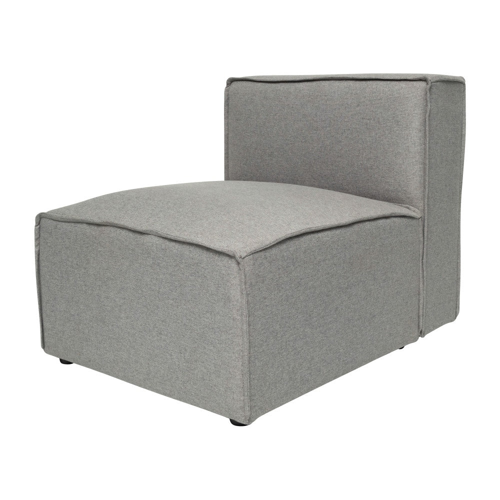 Contemporary Modular Sectional Sofa Armless Middle Chair - 36.75D x 28.25W x 28H