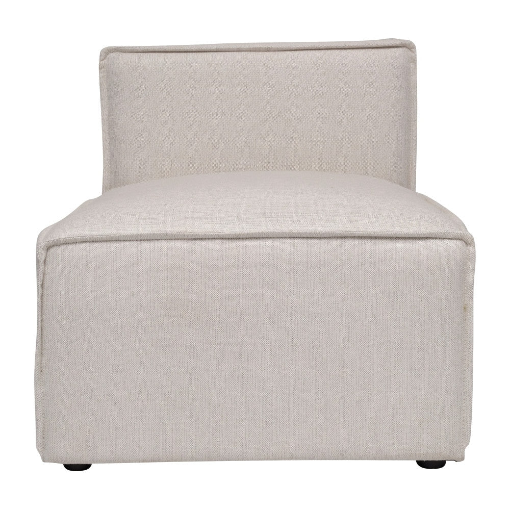 Contemporary Modular Sectional Sofa Armless Middle Chair - 36.75D x 28.25W x 28H