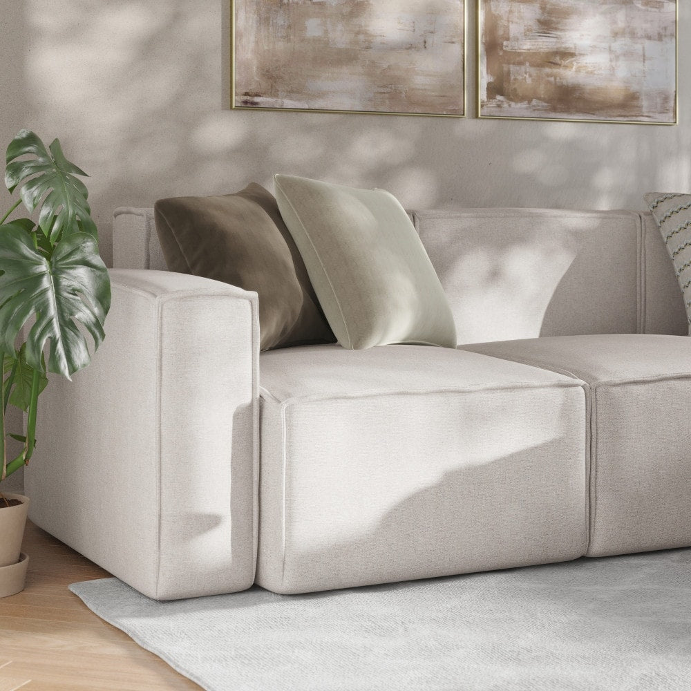 Contemporary Modular Sectional Sofa Left Side Chair with Armrest