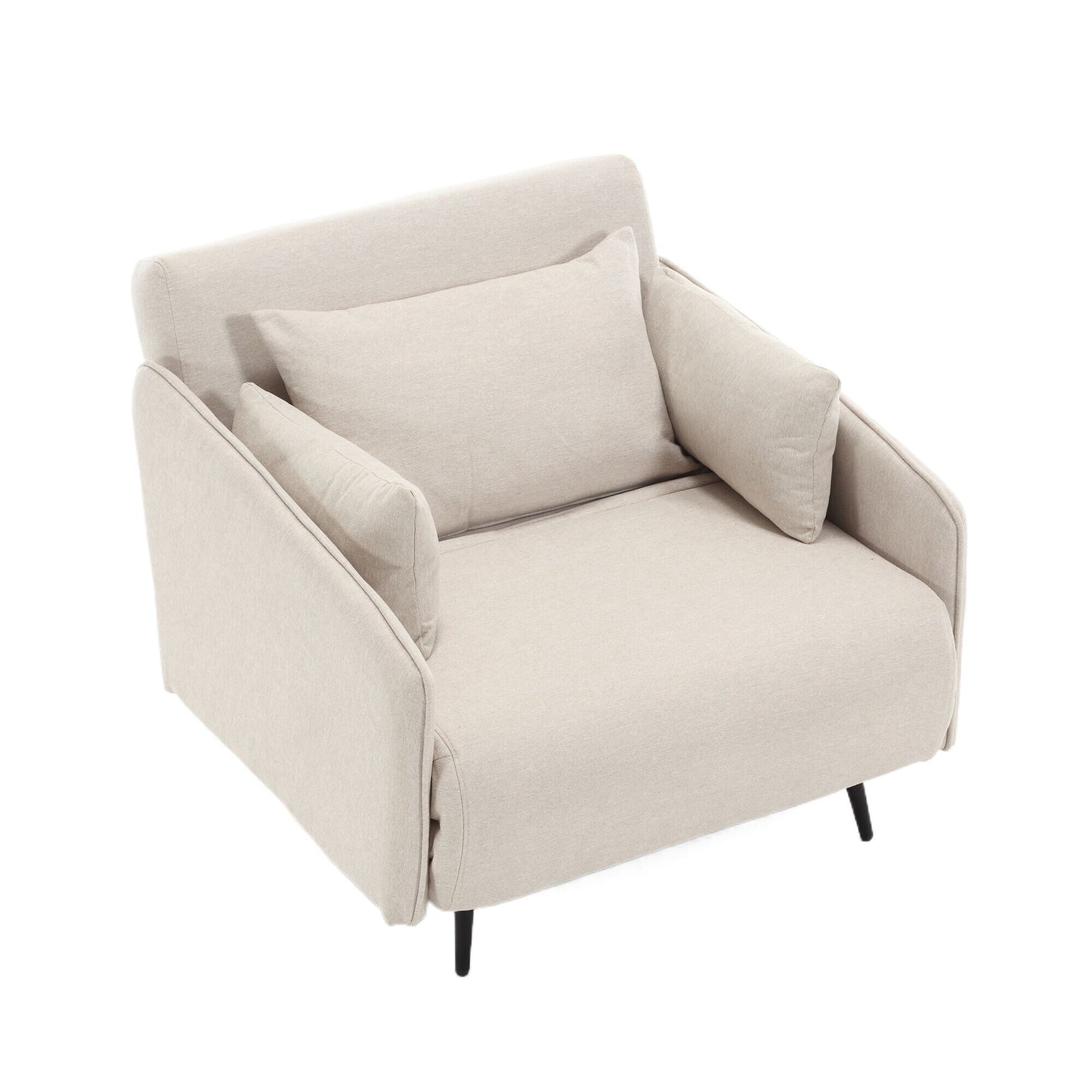 Coolmore Multi-Functional Adjustable Sofa, Convertible Lounge Chair And Guest Bed