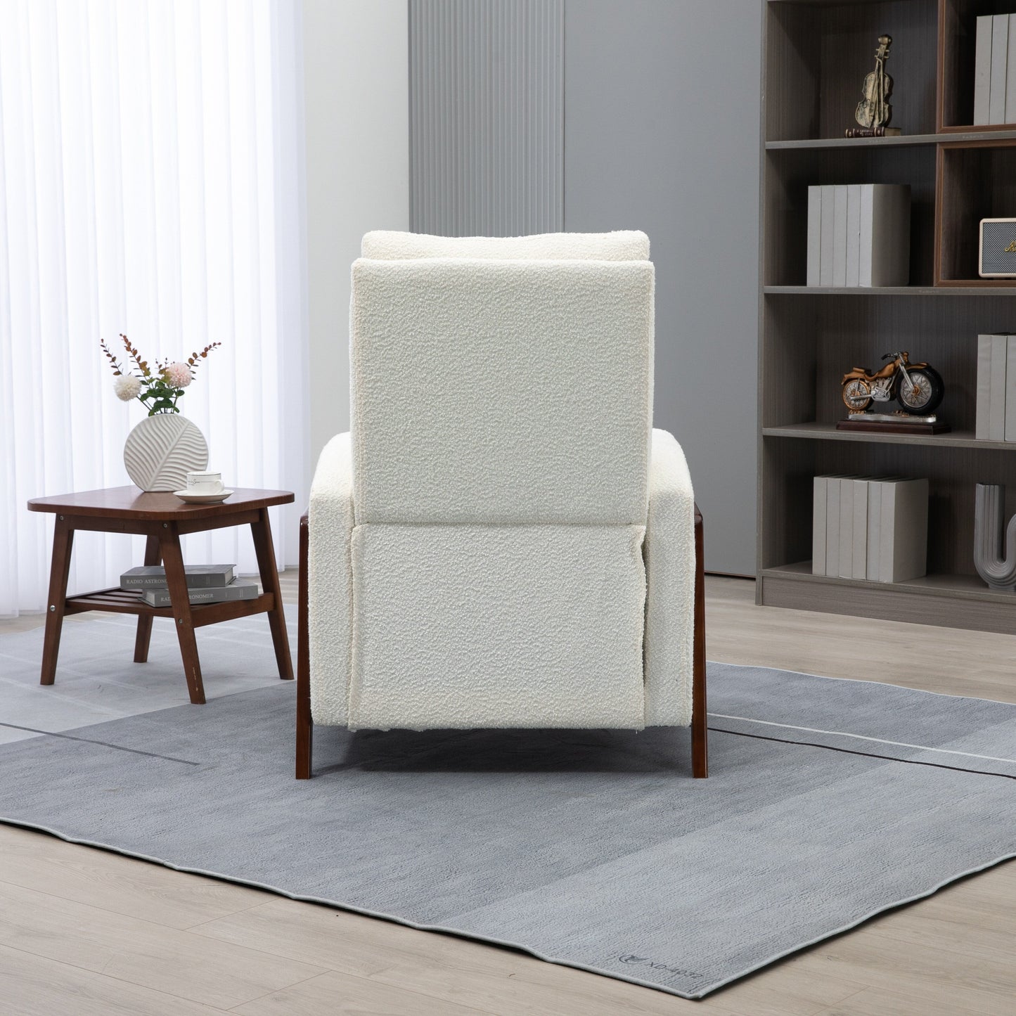 Coolmore Recliner Chair Adjustable Home Theater Single Fabric Recliner Sofa - 29.53 x 30.71 x 40.16