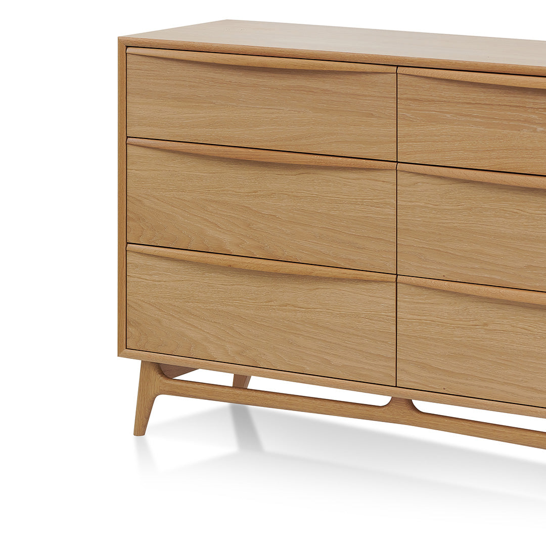 Brendon 6 Drawer Chest - Natural Oak