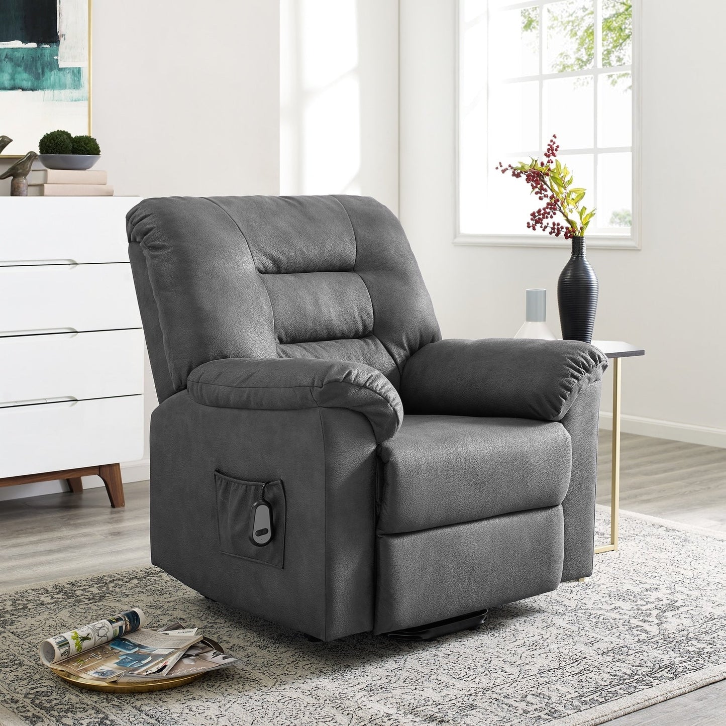 Electric Power Lift Recliner Chair Sofa, Remote Controlled Power Lift Chair, Comfortable Power Lift Recliners for Elderly