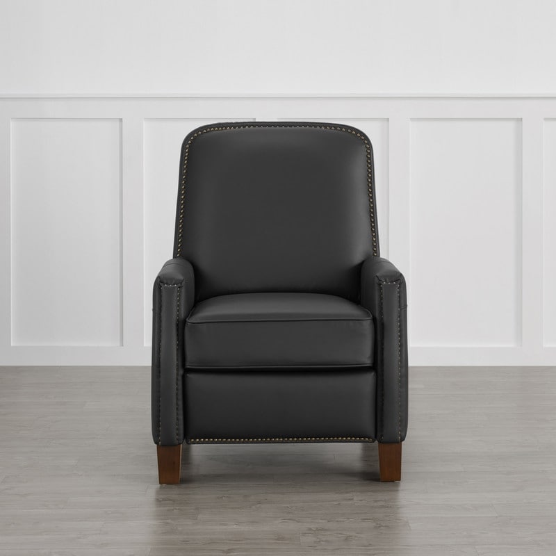 Elias Push Back Recliner for Adults Faux Leather Chair for Living Room