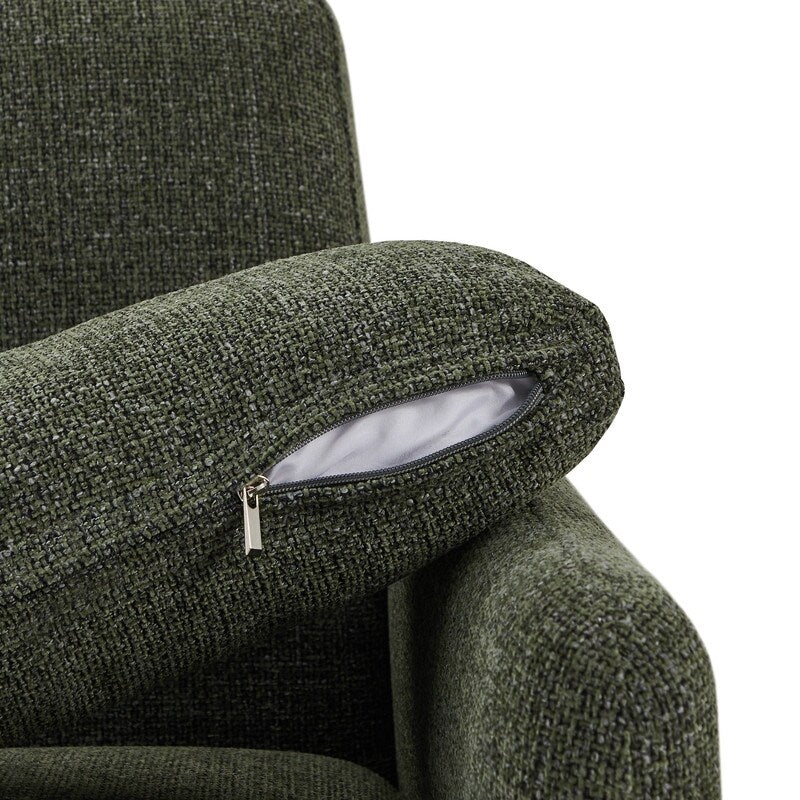 Erin Mid-Century Modern Sofa Couch Fabric