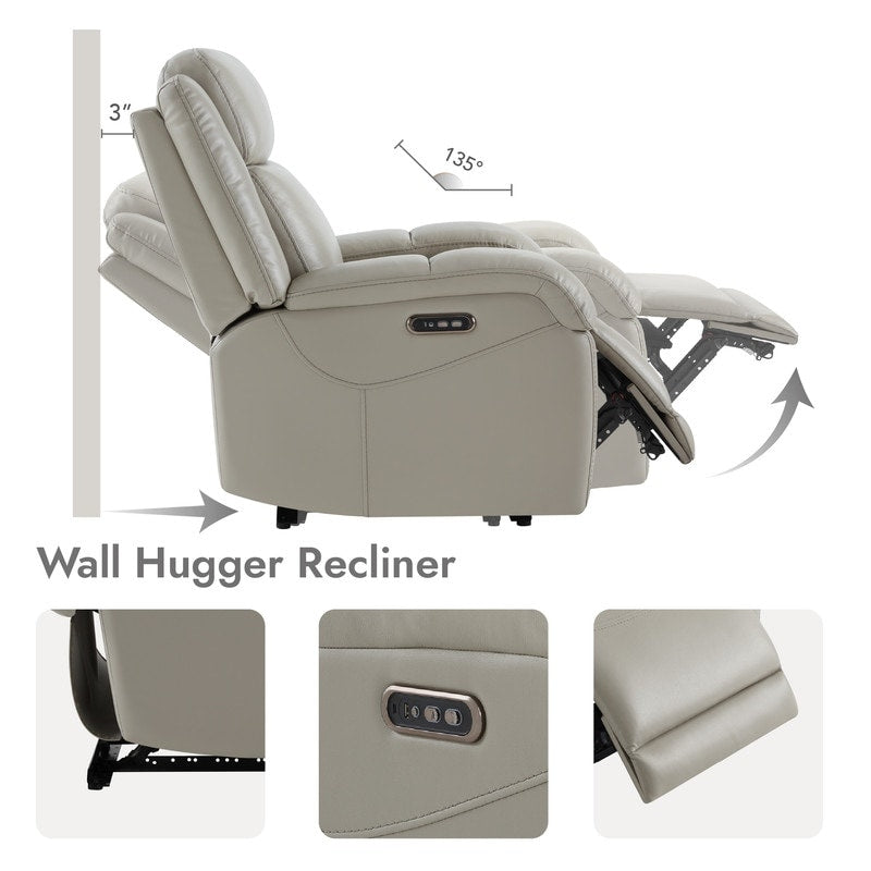 Hadlee Power Recliner Chairs with Power Headrest Charging Ports