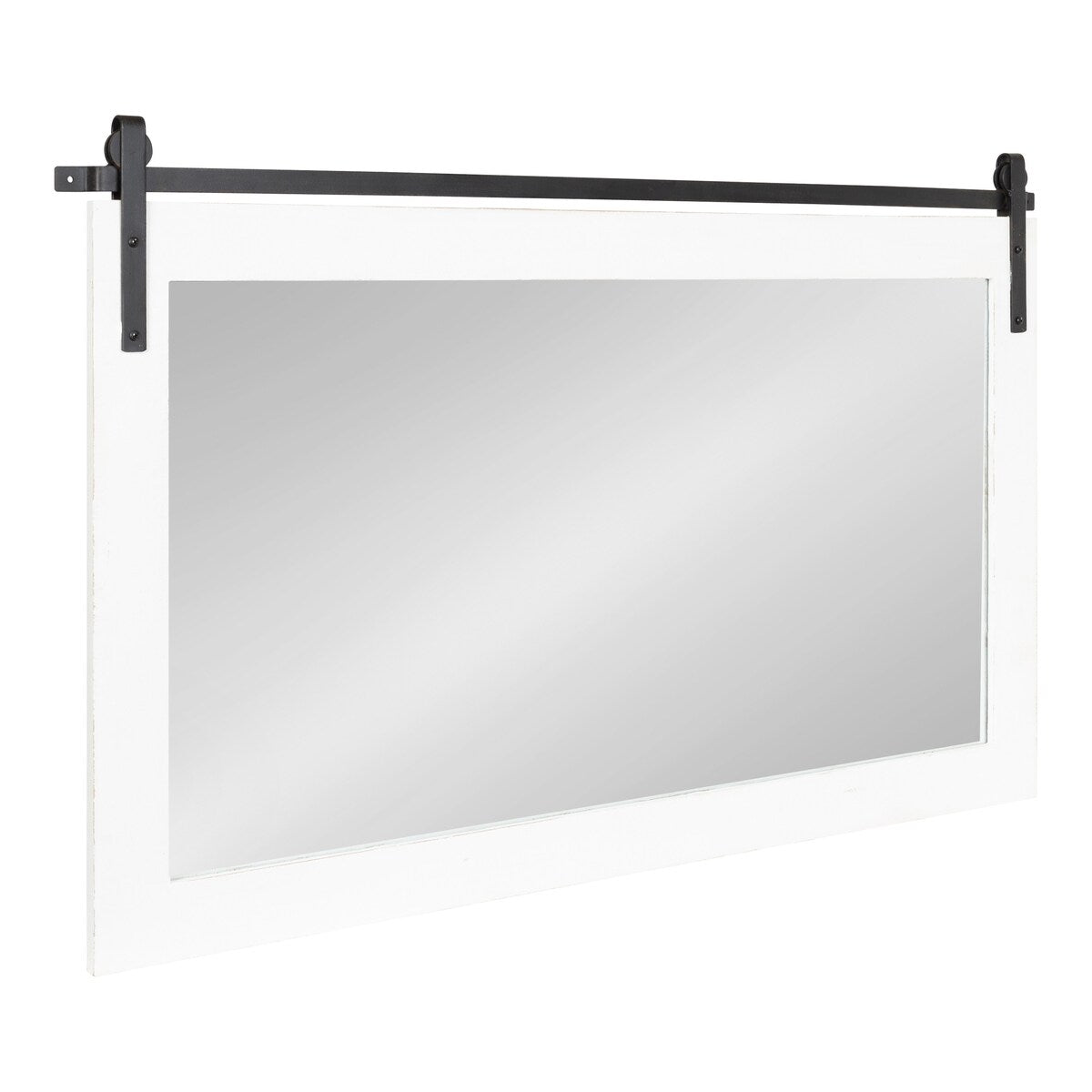 Kate and Laurel Cates Rustic Rectangular Wall Mirror