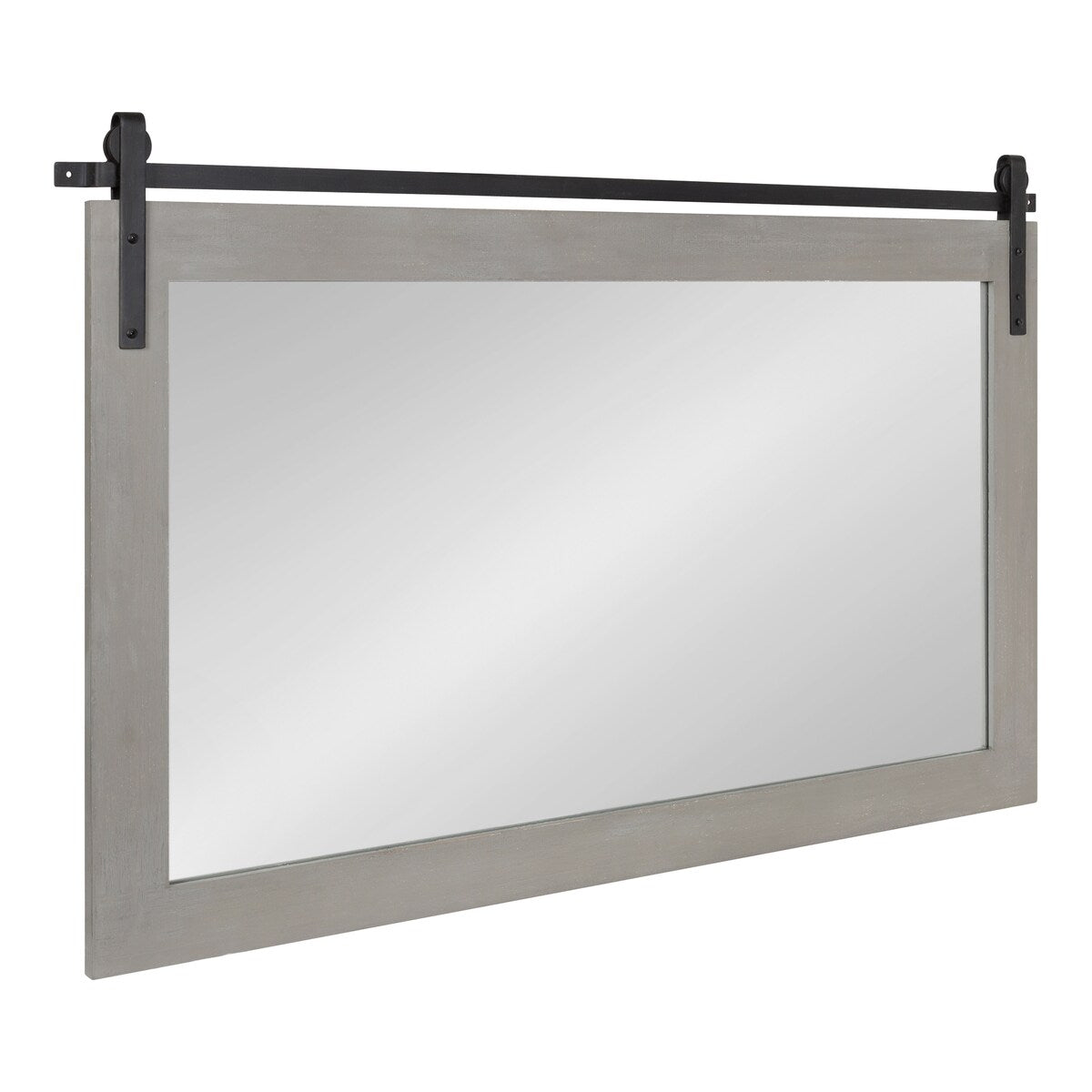 Kate and Laurel Cates Rustic Rectangular Wall Mirror