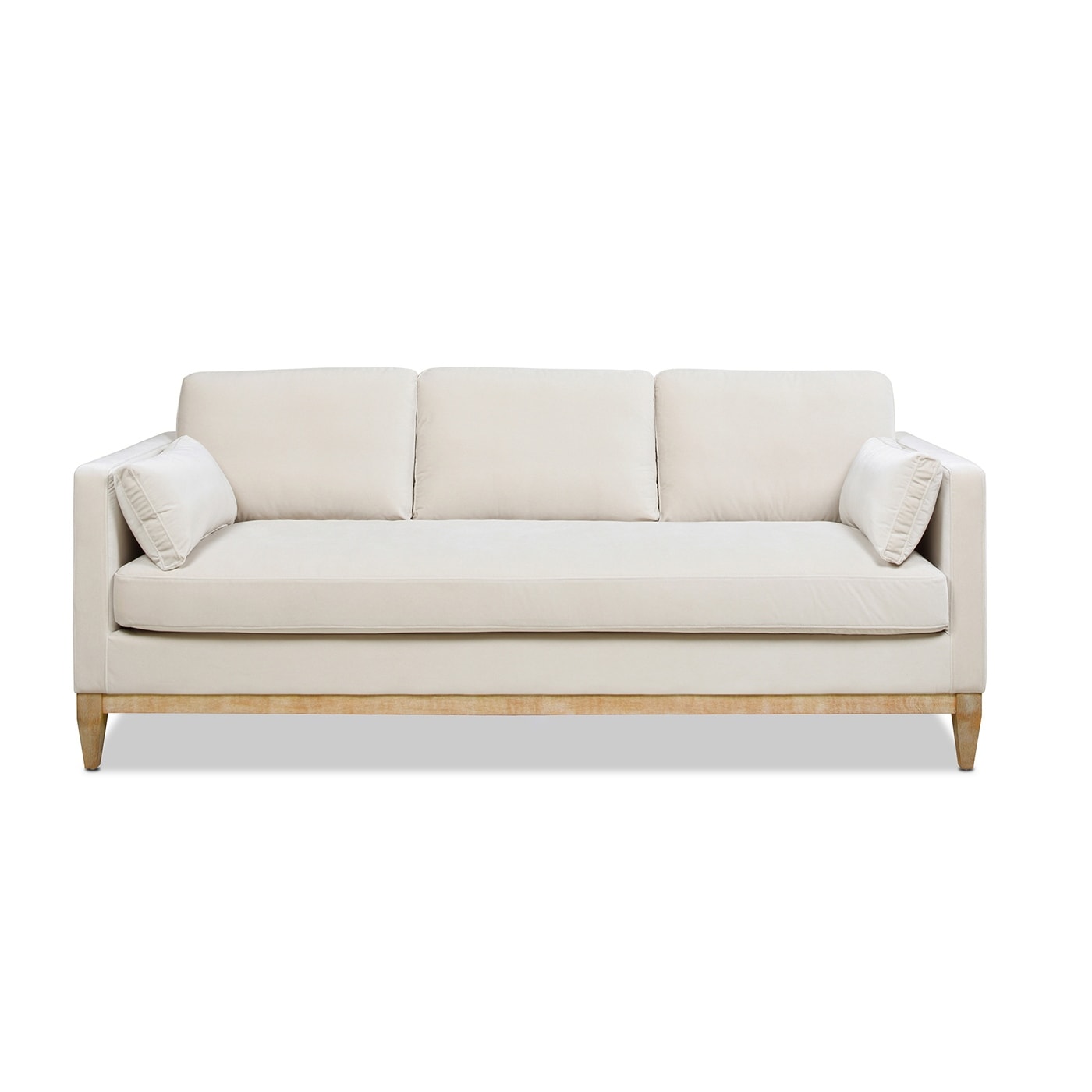 Knox 84 Modern Farmhouse Velvet Track Arm Sofa