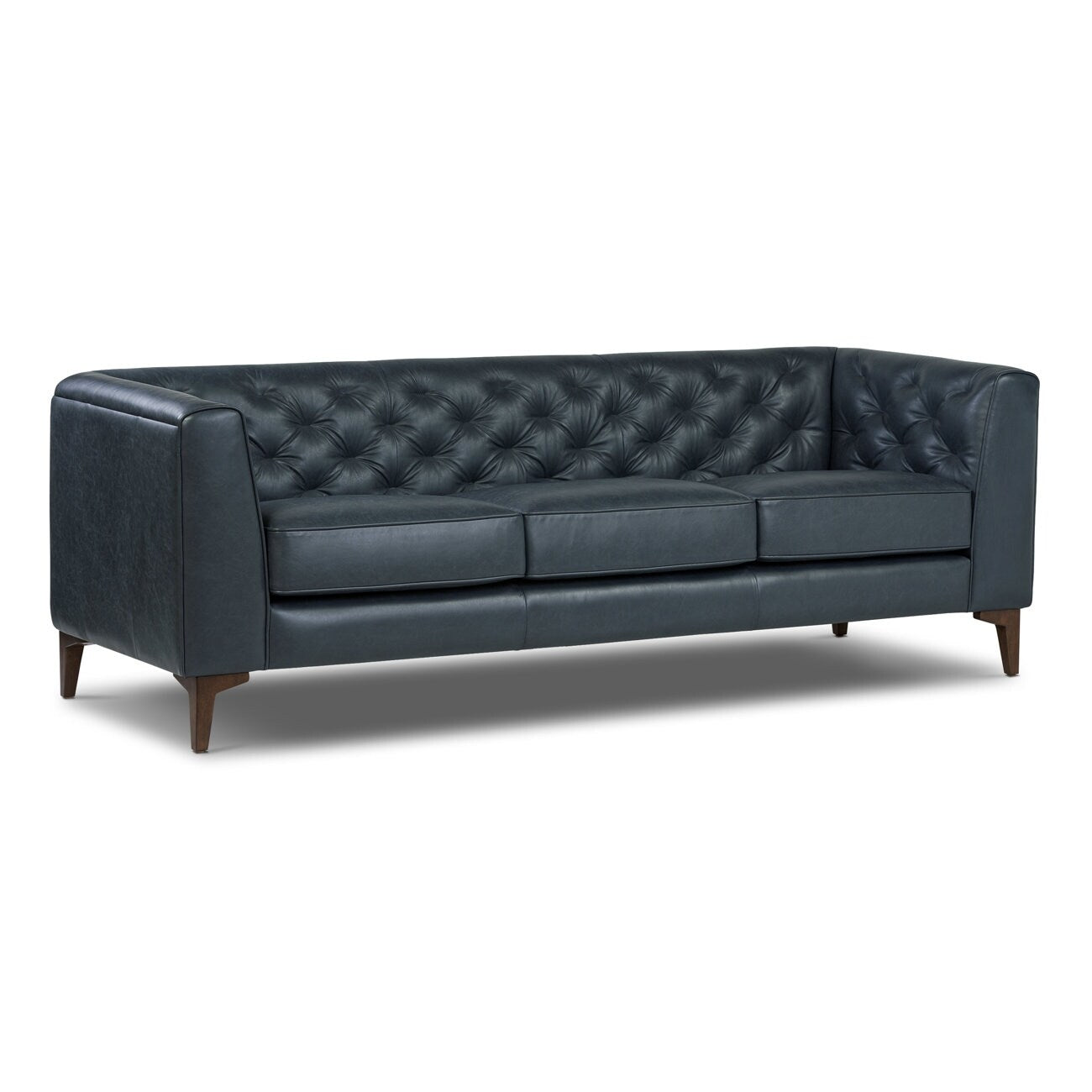 Poly & Bark Essex 89 Sofa - Full Grain Genuine Italian Leather
