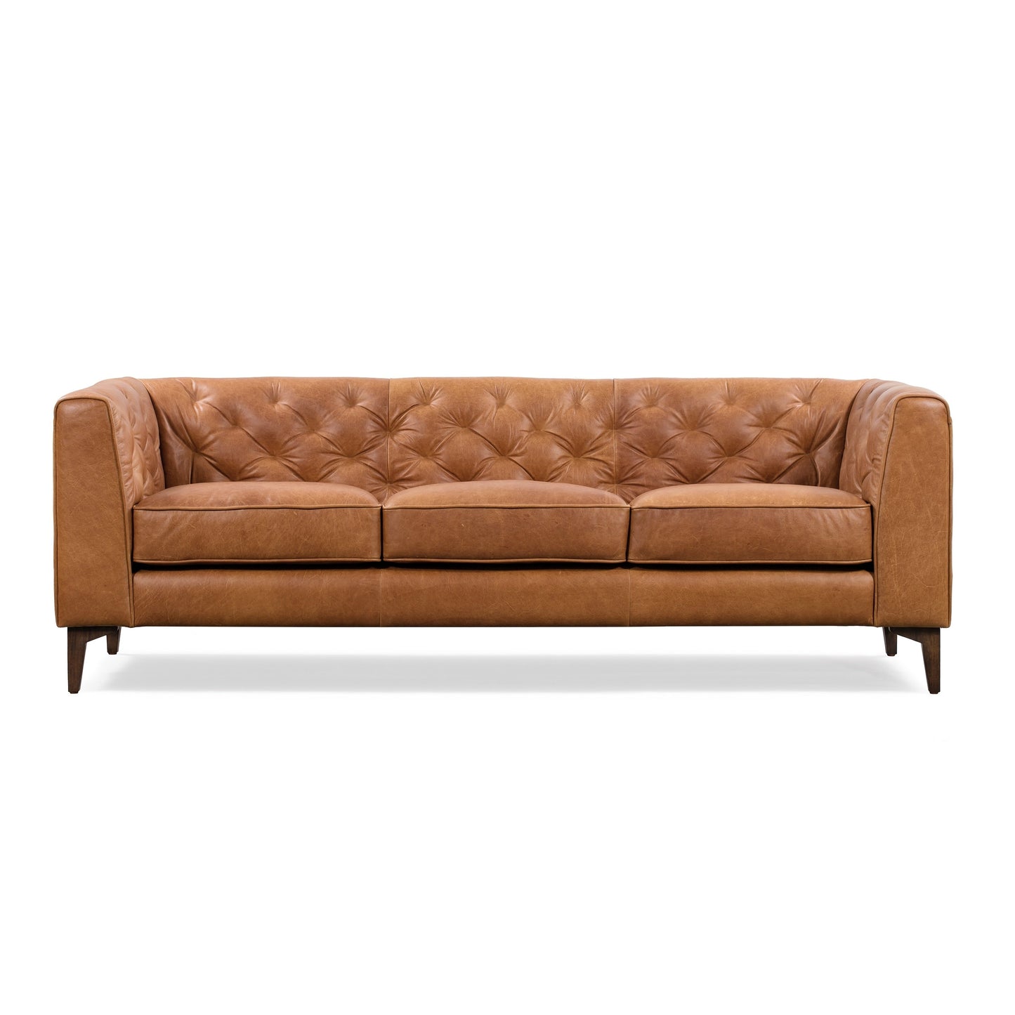 Poly & Bark Essex 89 Sofa - Full Grain Genuine Italian Leather