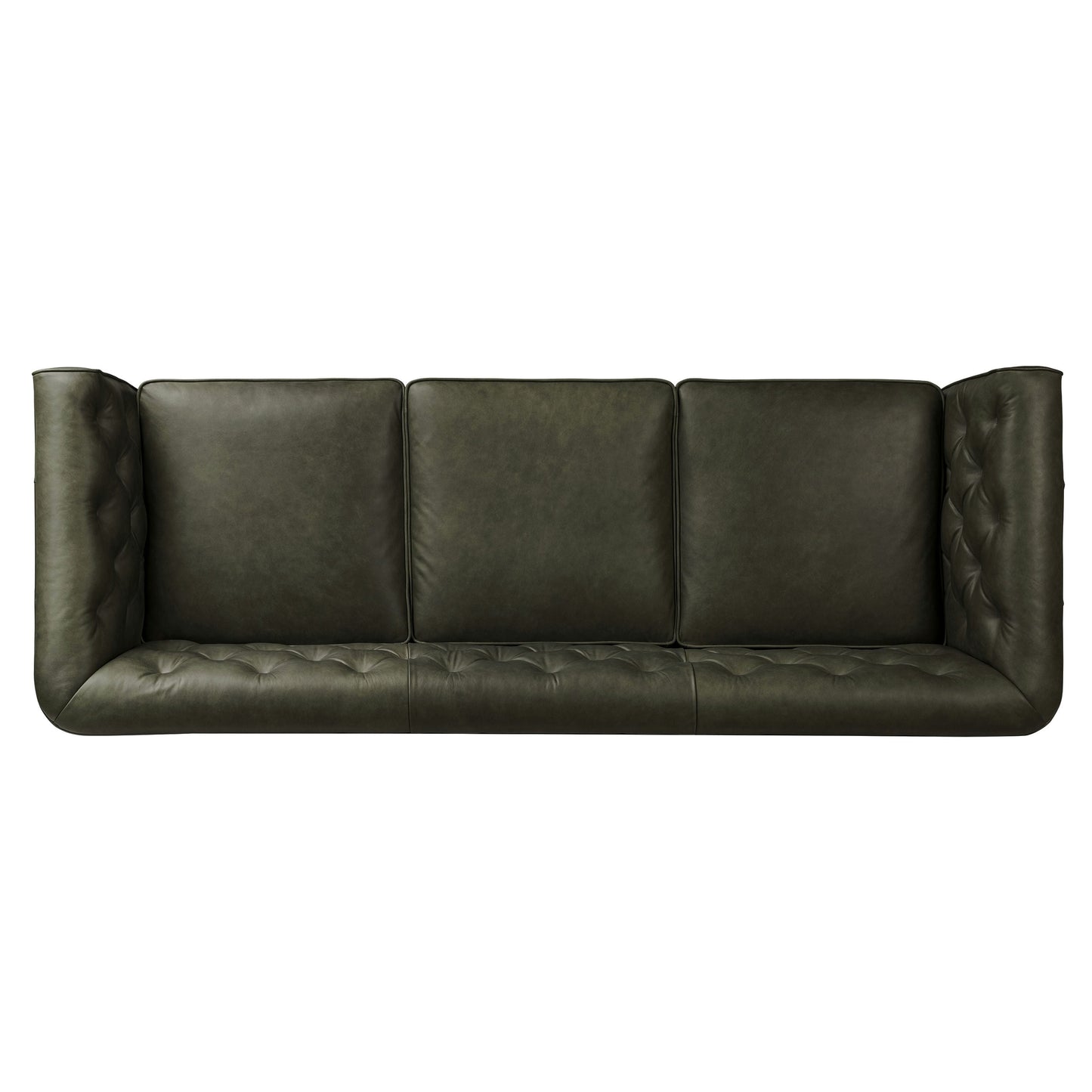 Poly & Bark Essex 89 Sofa - Full Grain Genuine Italian Leather