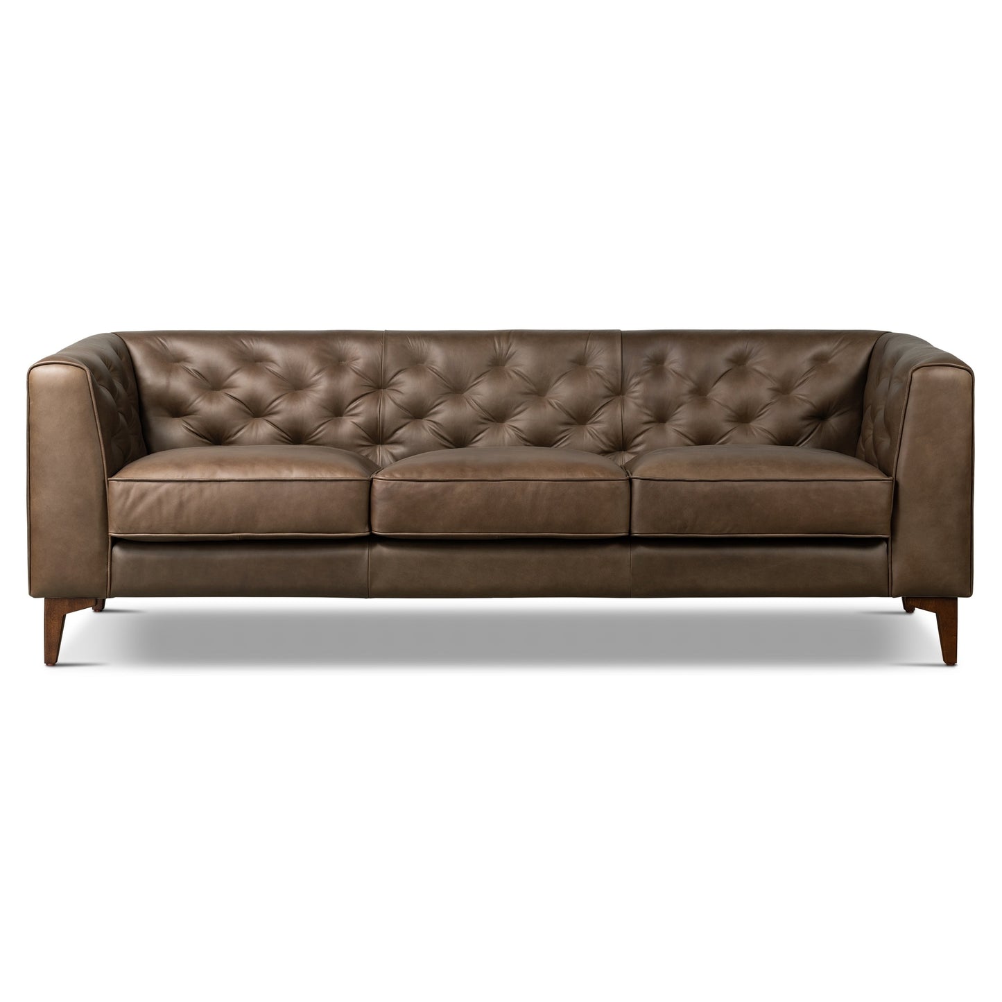 Poly & Bark Essex 89 Sofa - Full Grain Genuine Italian Leather