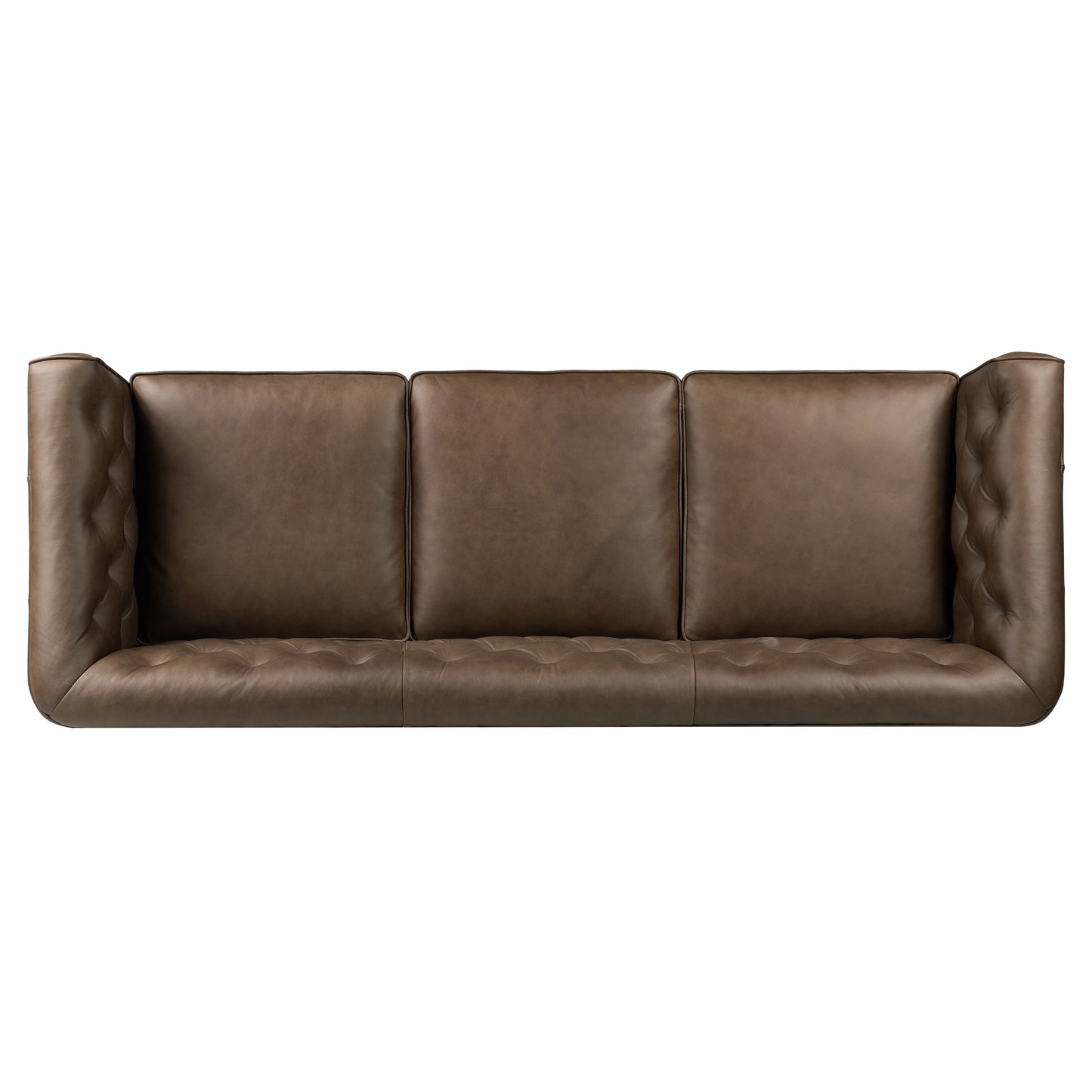 Poly & Bark Essex 89 Sofa - Full Grain Genuine Italian Leather
