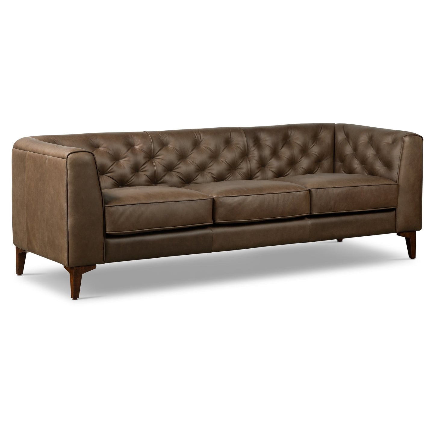 Poly & Bark Essex 89 Sofa - Full Grain Genuine Italian Leather