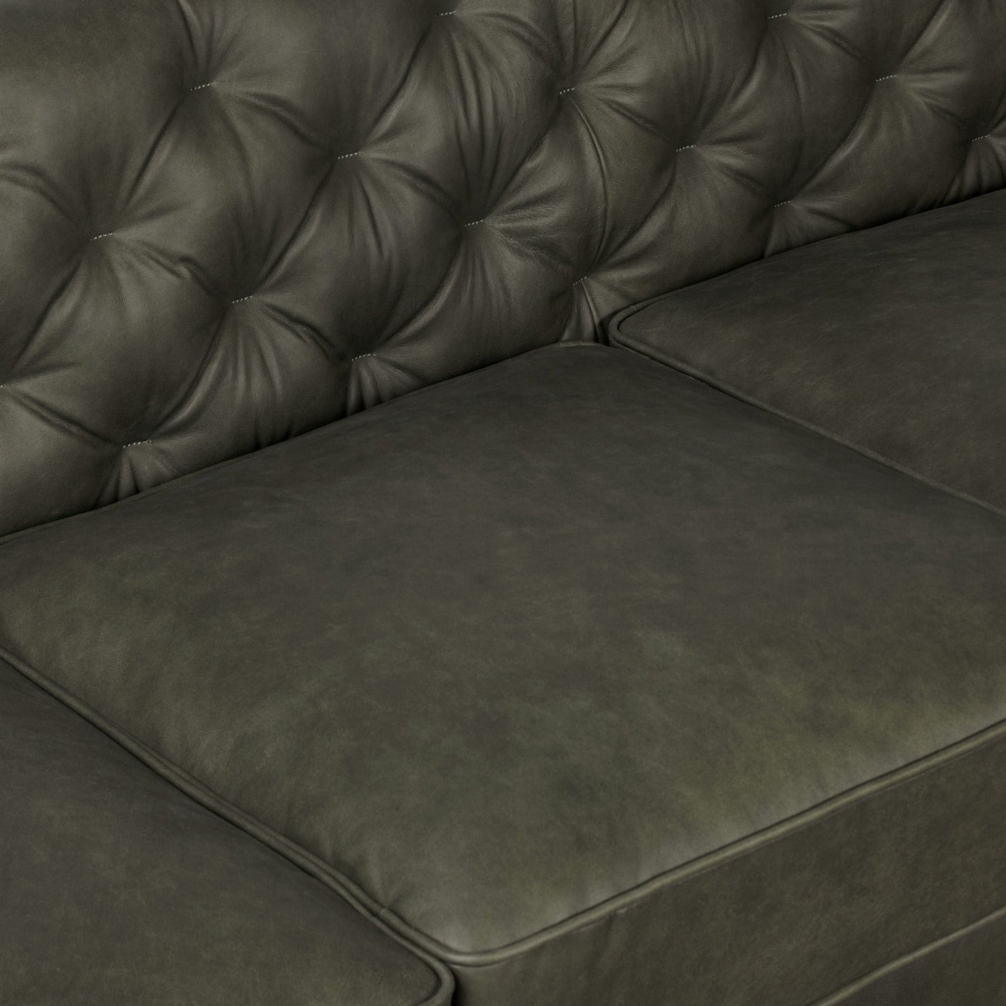 Poly & Bark Essex 89 Sofa - Full Grain Genuine Italian Leather