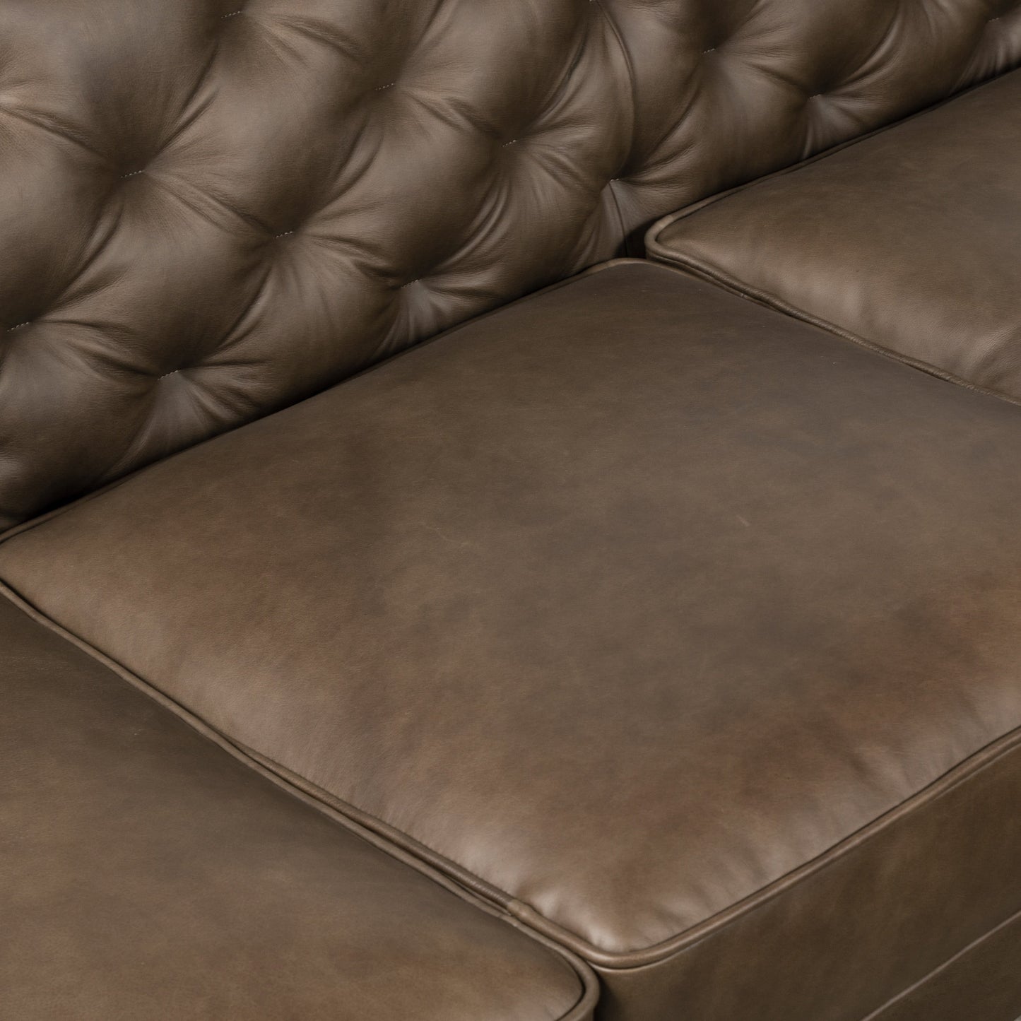 Poly & Bark Essex 89 Sofa - Full Grain Genuine Italian Leather
