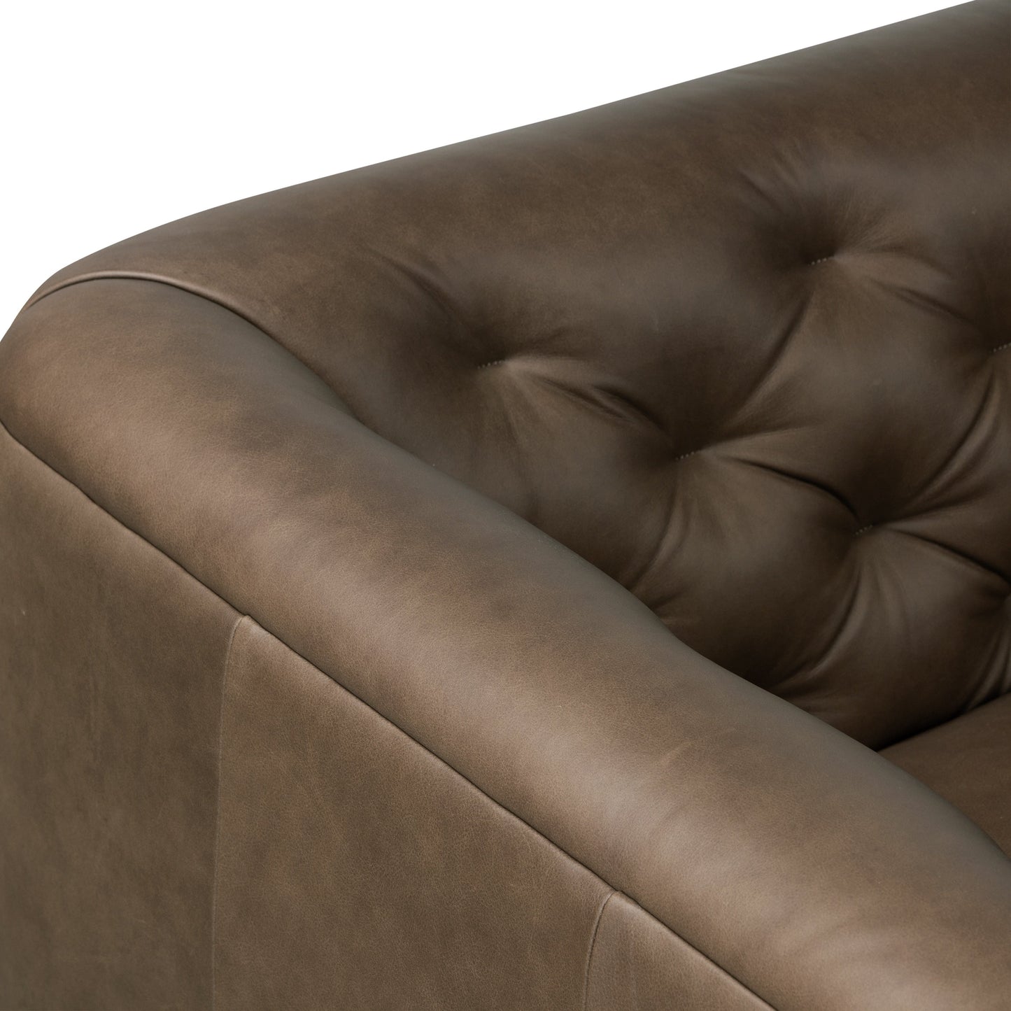 Poly & Bark Essex 89 Sofa - Full Grain Genuine Italian Leather