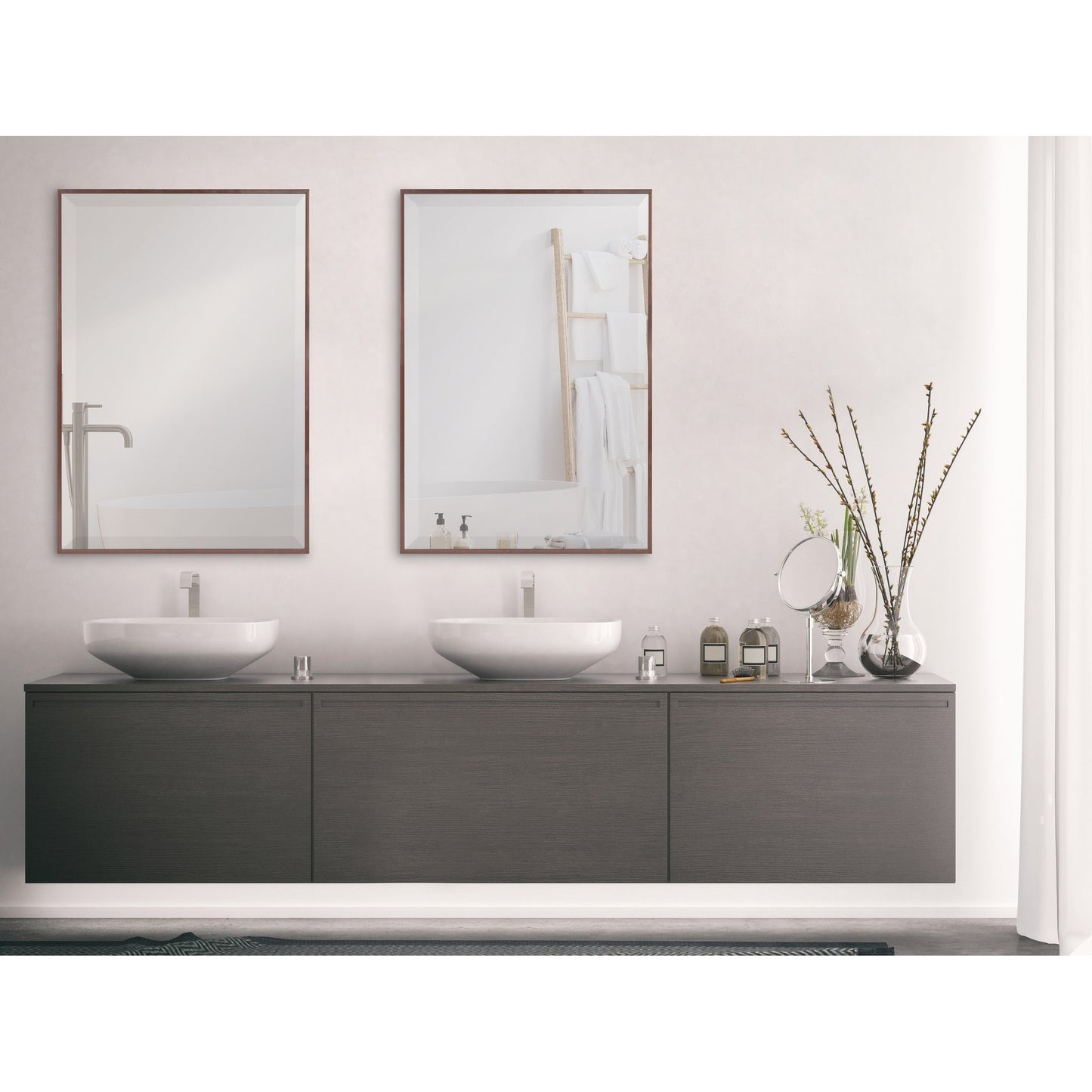 Rhodes Framed Decorative Wall Mirror