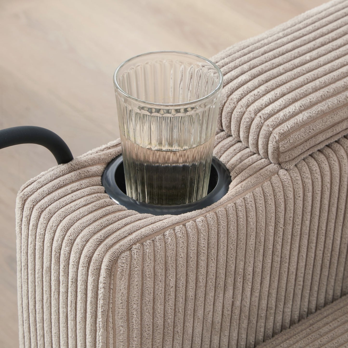 Sofa Chair Sofa Bed Corduroy Sleeper Sofa with USB Ports