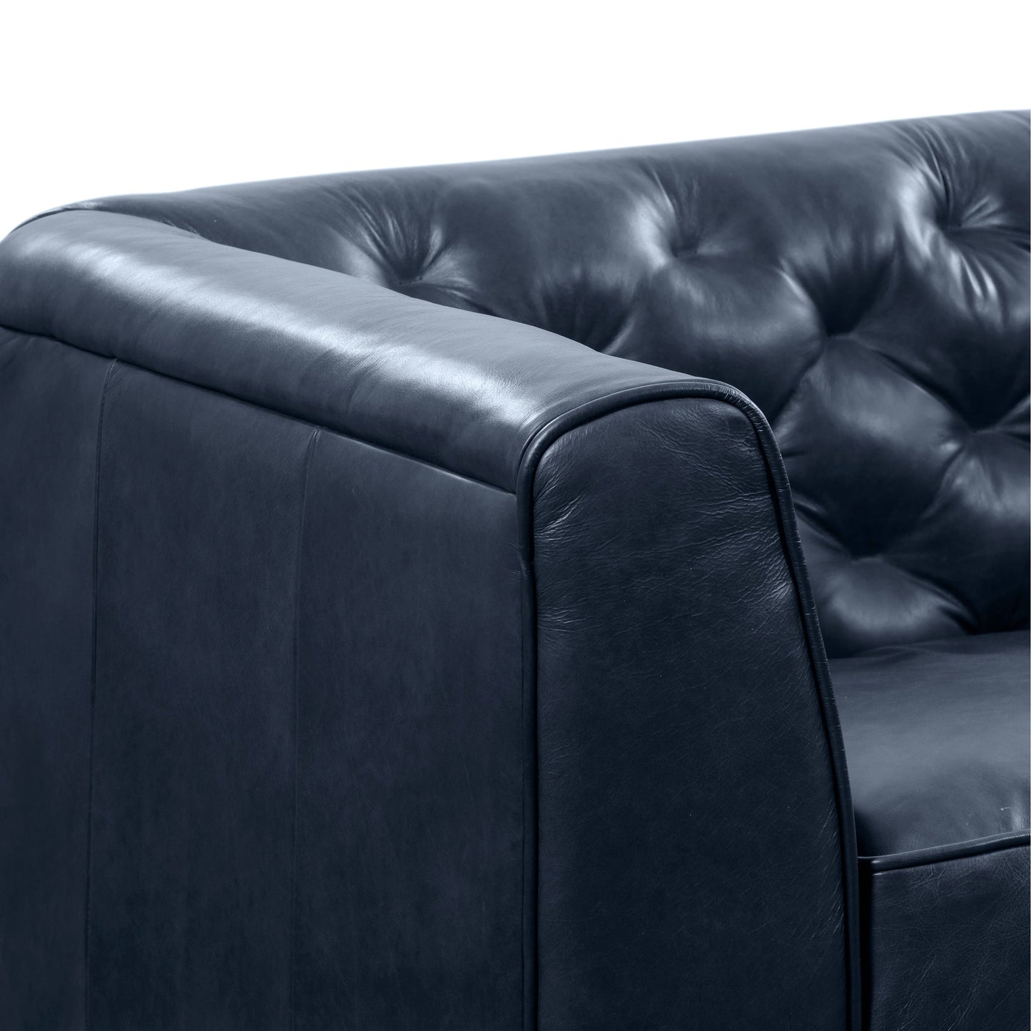 Poly & Bark Essex 89 Sofa - Full Grain Genuine Italian Leather